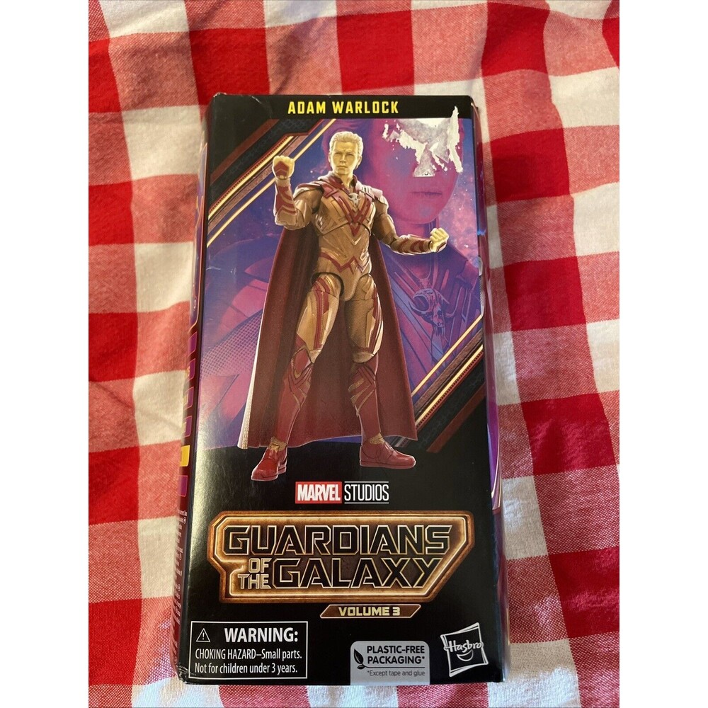 Marvel Legends Guardians of the Galaxy Vol. 3 Adam Warlock Figure Cosmo BAF